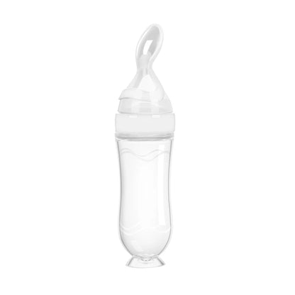 Best Silicone Baby Bottle with Spoon