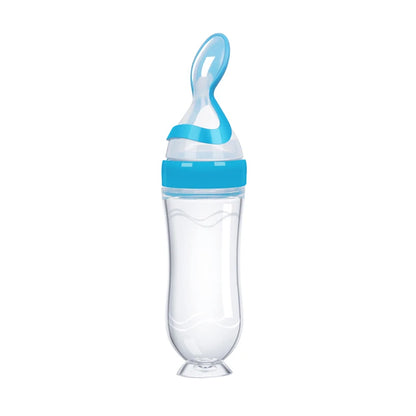 Best Silicone Baby Bottle with Spoon