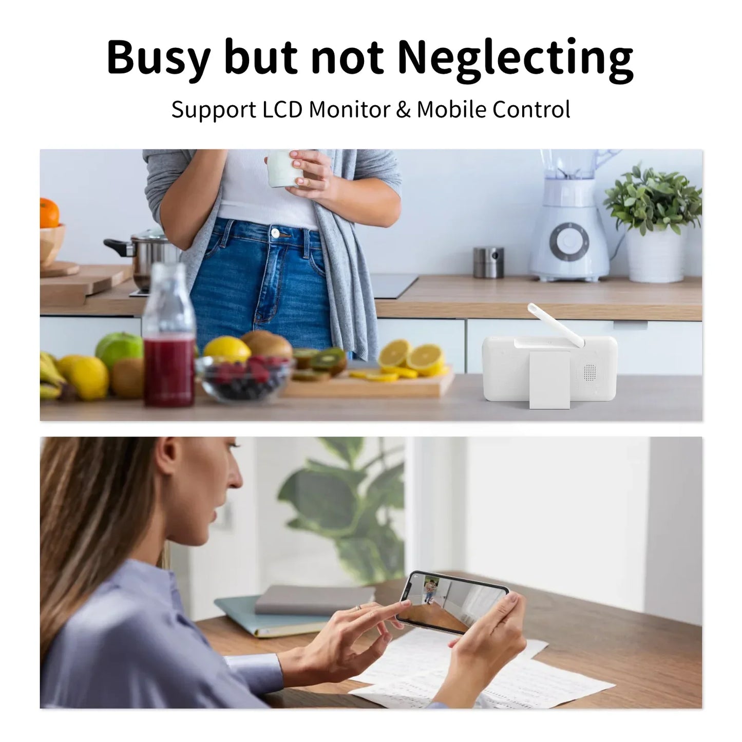 5"Smart HD 360 degree Video Monitor with Two-Way Talk and Night vision