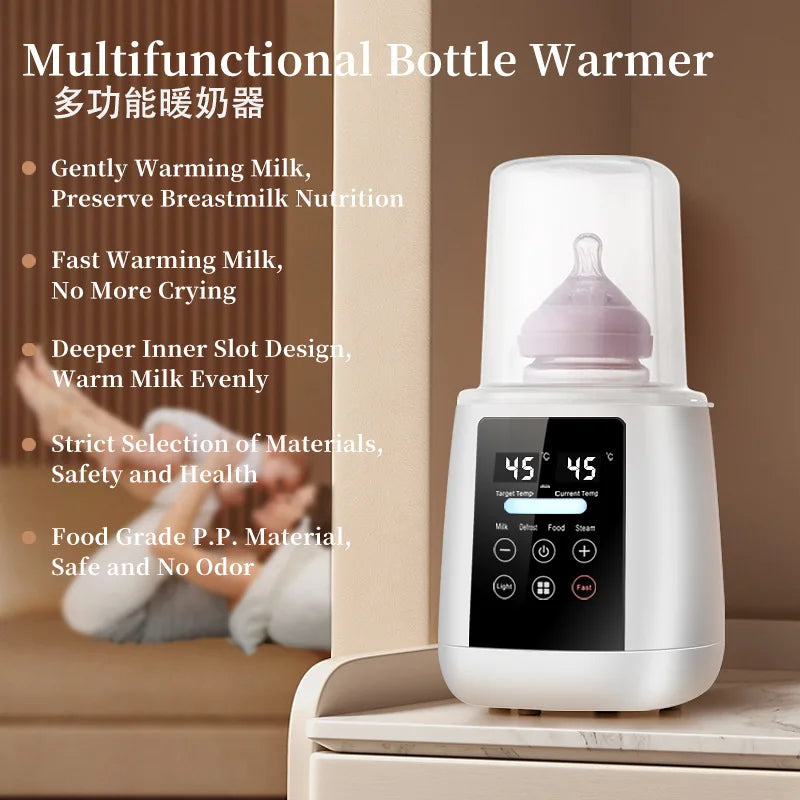 Best Baby Bottle Warmer and Sterilizer , 6-in-1 Multifunctional Solution for New Parents