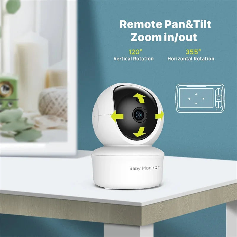 HD Video Baby Monitor WiFi Camera with VOX Function & Lullabies