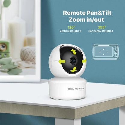 HD Video Baby Monitor WiFi Camera with VOX Function & Lullabies