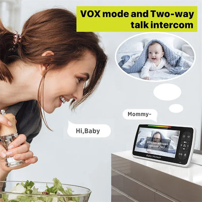 HD Video Baby Monitor WiFi Camera with VOX Function & Lullabies